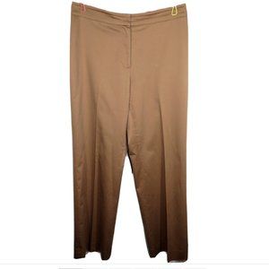 Women's Size 6 Vintage Kasper Tan Dress Pants, Full Lined